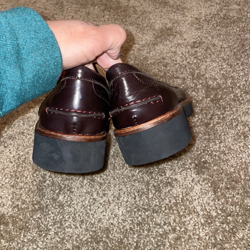 Coach Brown Leather Loafers - Picture 4 of 6